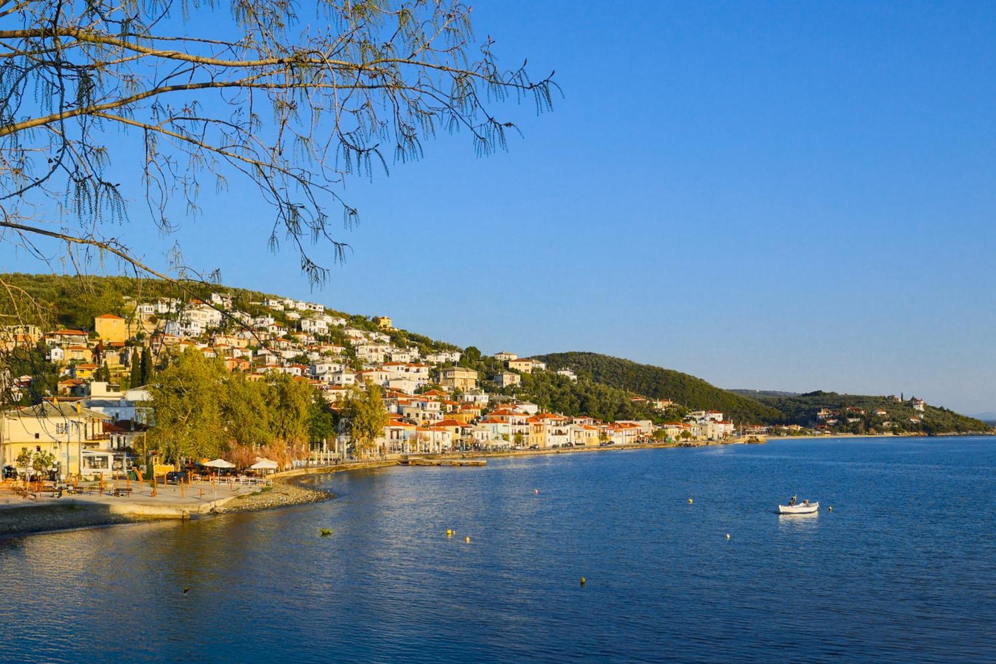 Με Θέα Το Ηλιοβασιλεμα 2 Villa Afissos Bagian luar foto