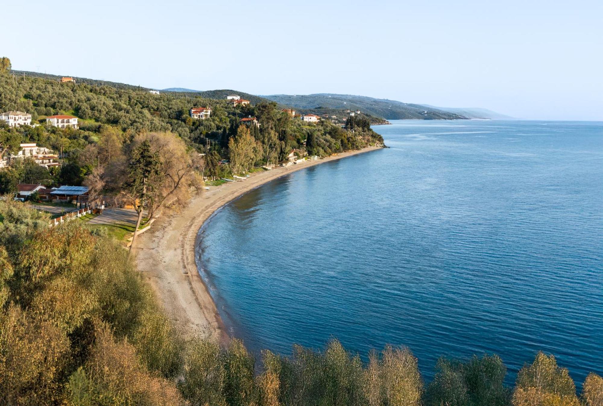 Με Θέα Το Ηλιοβασιλεμα 2 Villa Afissos Bagian luar foto